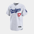 Los Angeles Dodgers Shohei Ohtani #17 Home Mens Jersey (White/Blue)