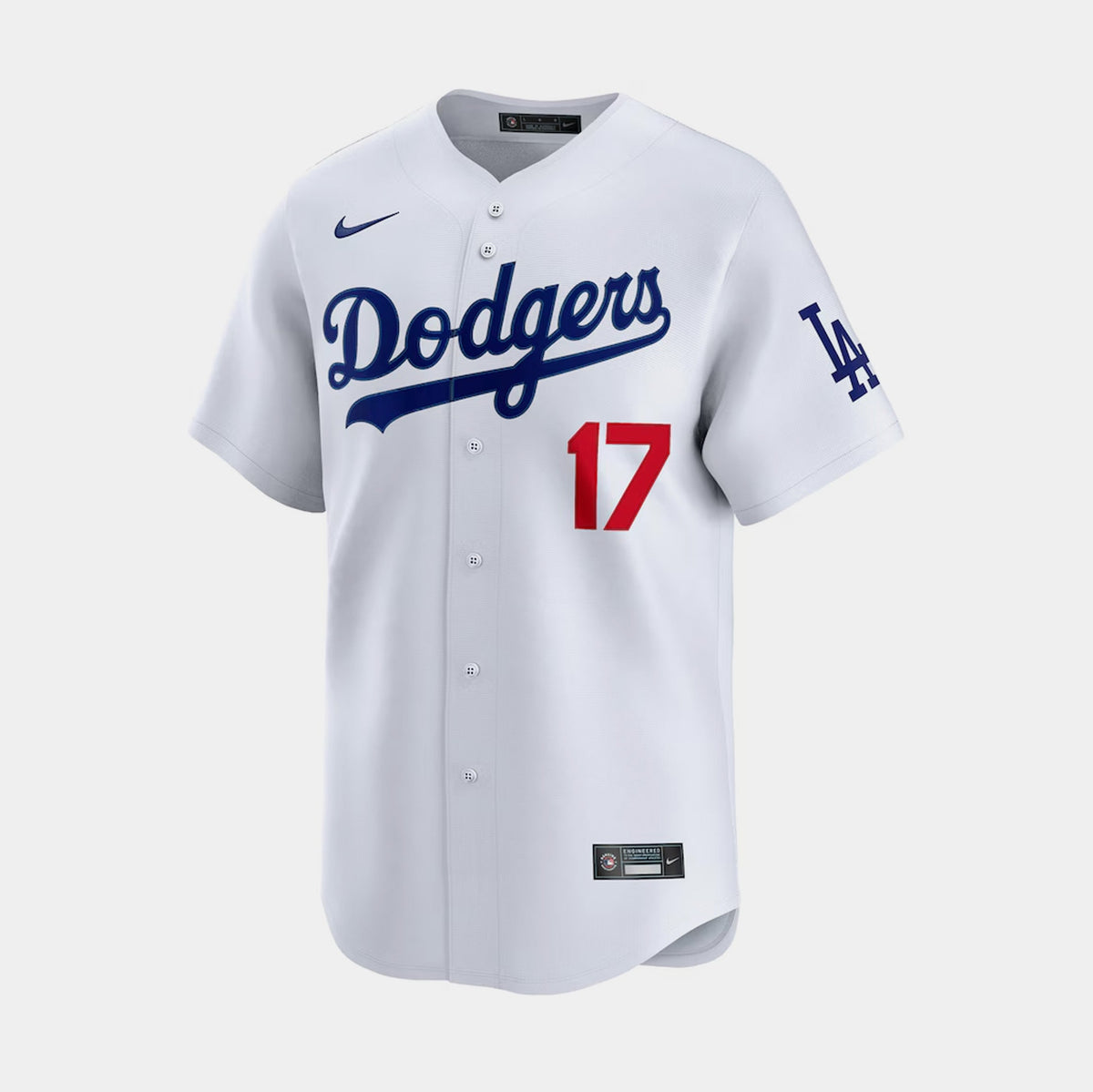 Los Angeles Dodgers Shohei Ohtani #17 Home Mens Jersey (White/Blue)