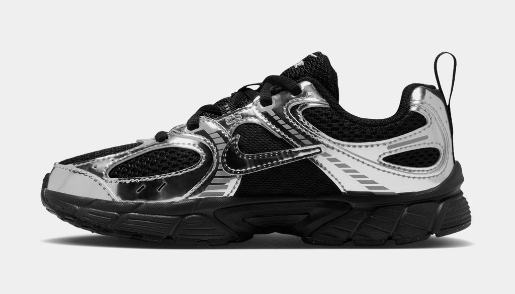 V5 RNR Preschool Running Shoes (Black/Metallic Silver)