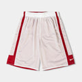 Reversible Dri Fit Basketball Mens Shorts (White/Red)