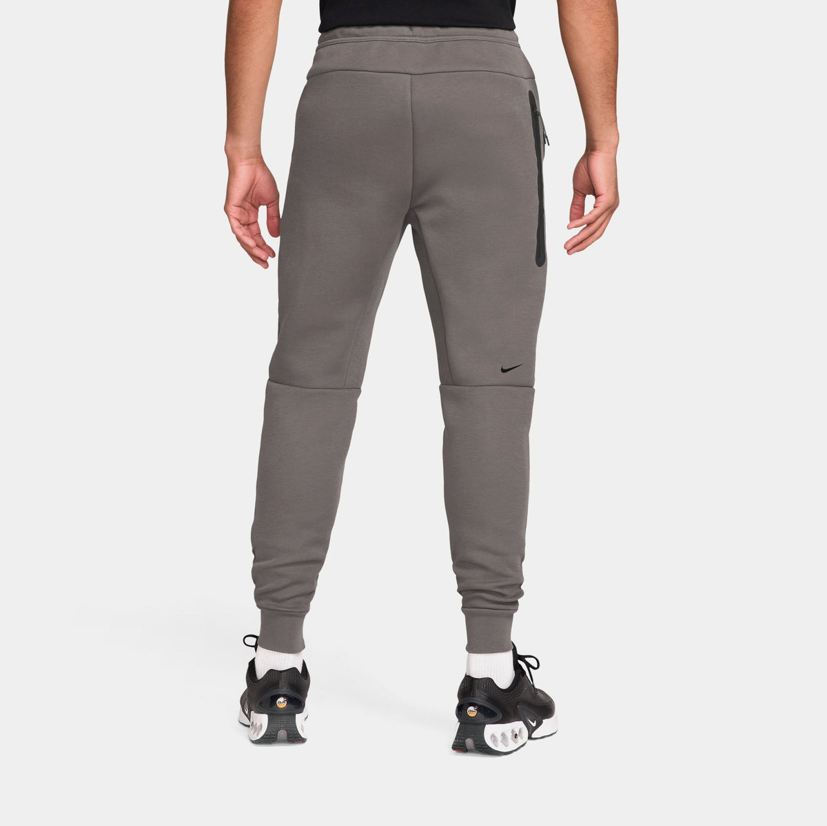 Tech Fleece Jogger Mens Pants (Dark Grey Heather/Black)
