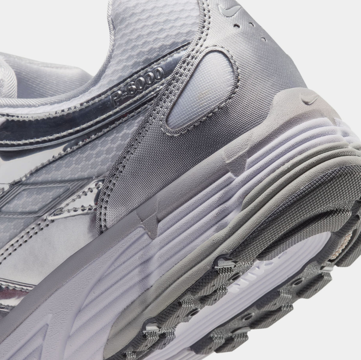 P-6000 Mens Running Shoes (White/Grey Fog/Iron Grey/Metallic Silver)
