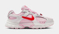 V5 RNR Grade School Running Shoes (Summit White/Light Crimson/Pink Foam)