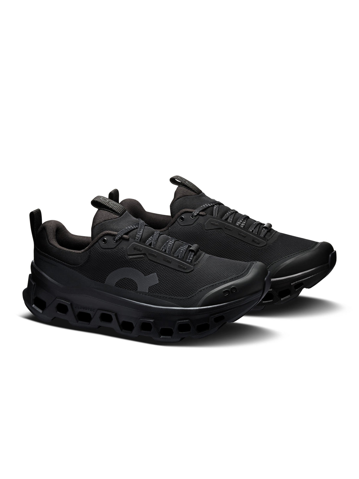 All-Black Waterproof CloudTec Cushioning Sneakers