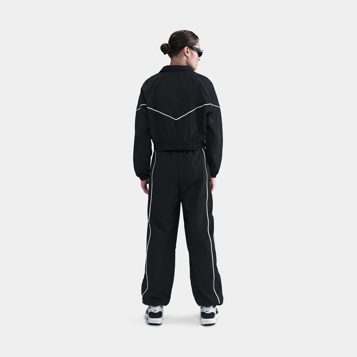 NSW Windrunner Woven Womens Pants (Black/Sail/Sail)