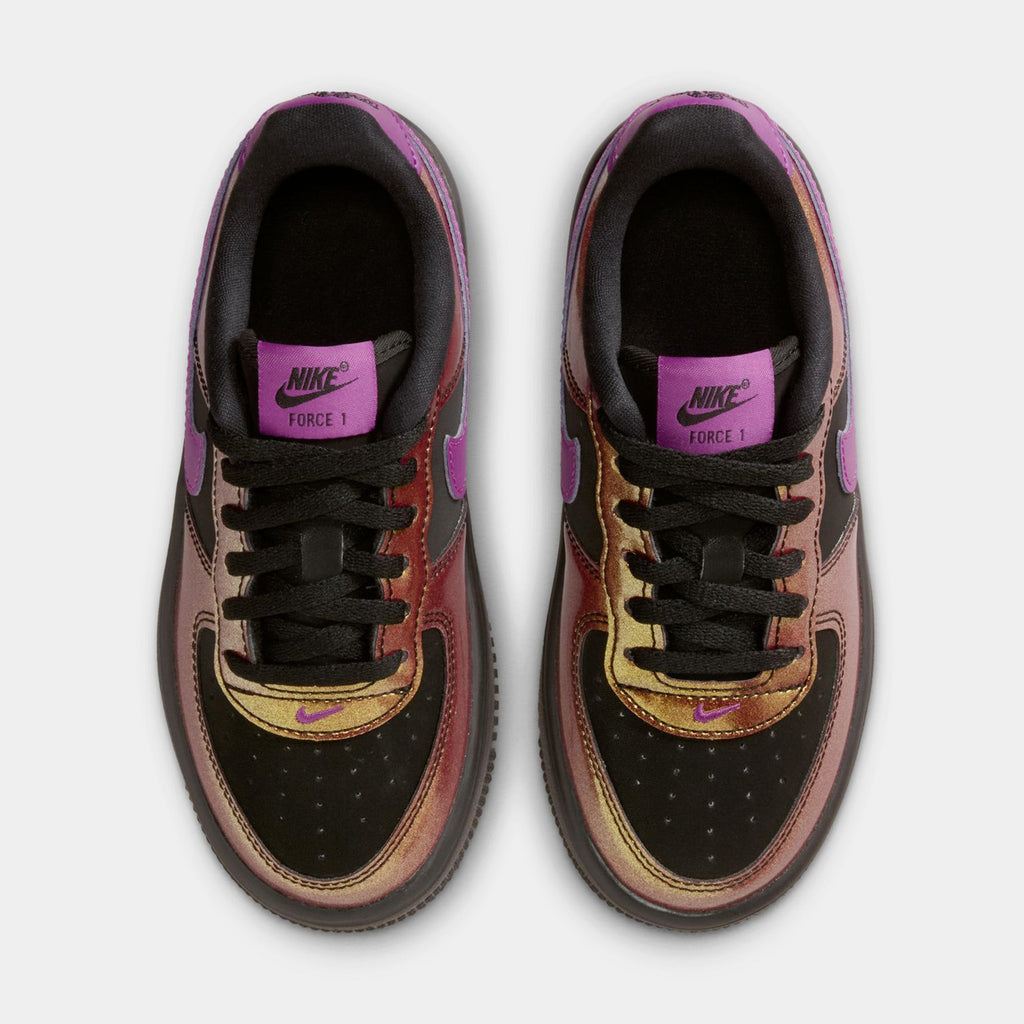 Air Force 1 Low LV8 Preschool Lifestyle Shoes (Black/Bold Berry)
