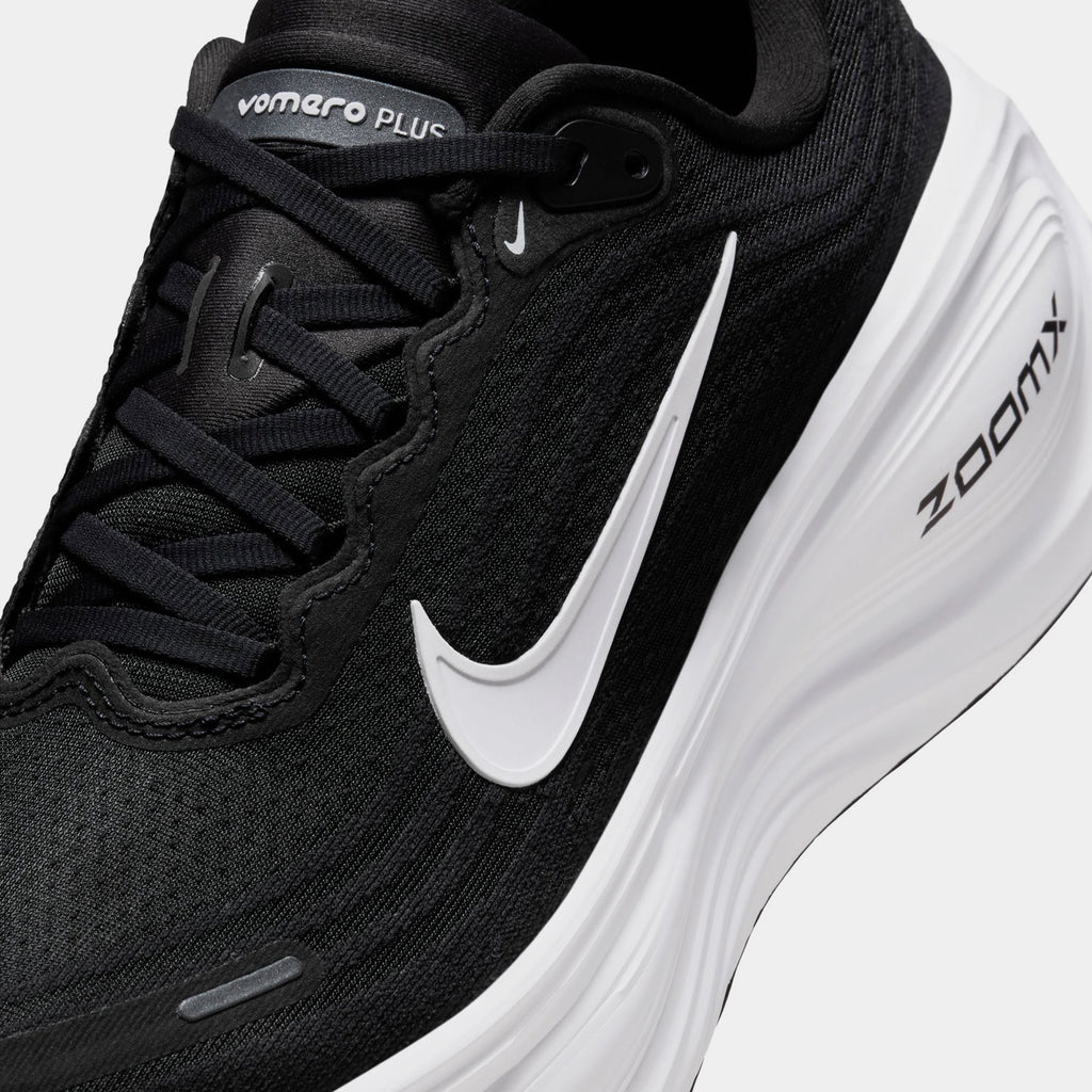 Vomero Plus Mens Running Shoes (Black/White/Anthracite/Light Smoke Grey/Metallic Silver)