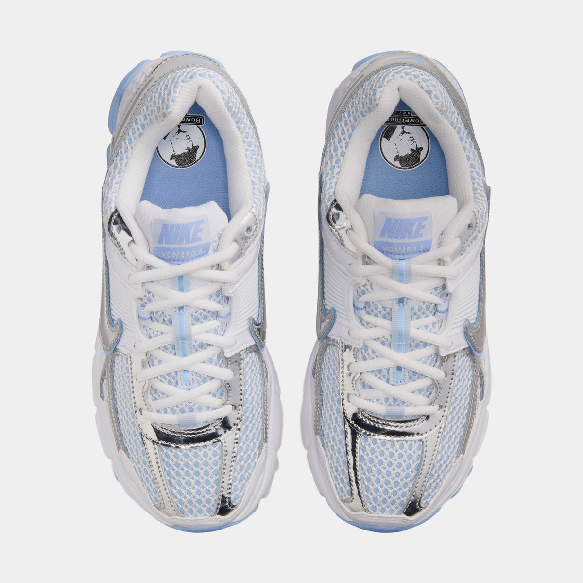 Zoom Vomero 5 Womens Running Shoes (White/Metallic Silver/Aluminum)