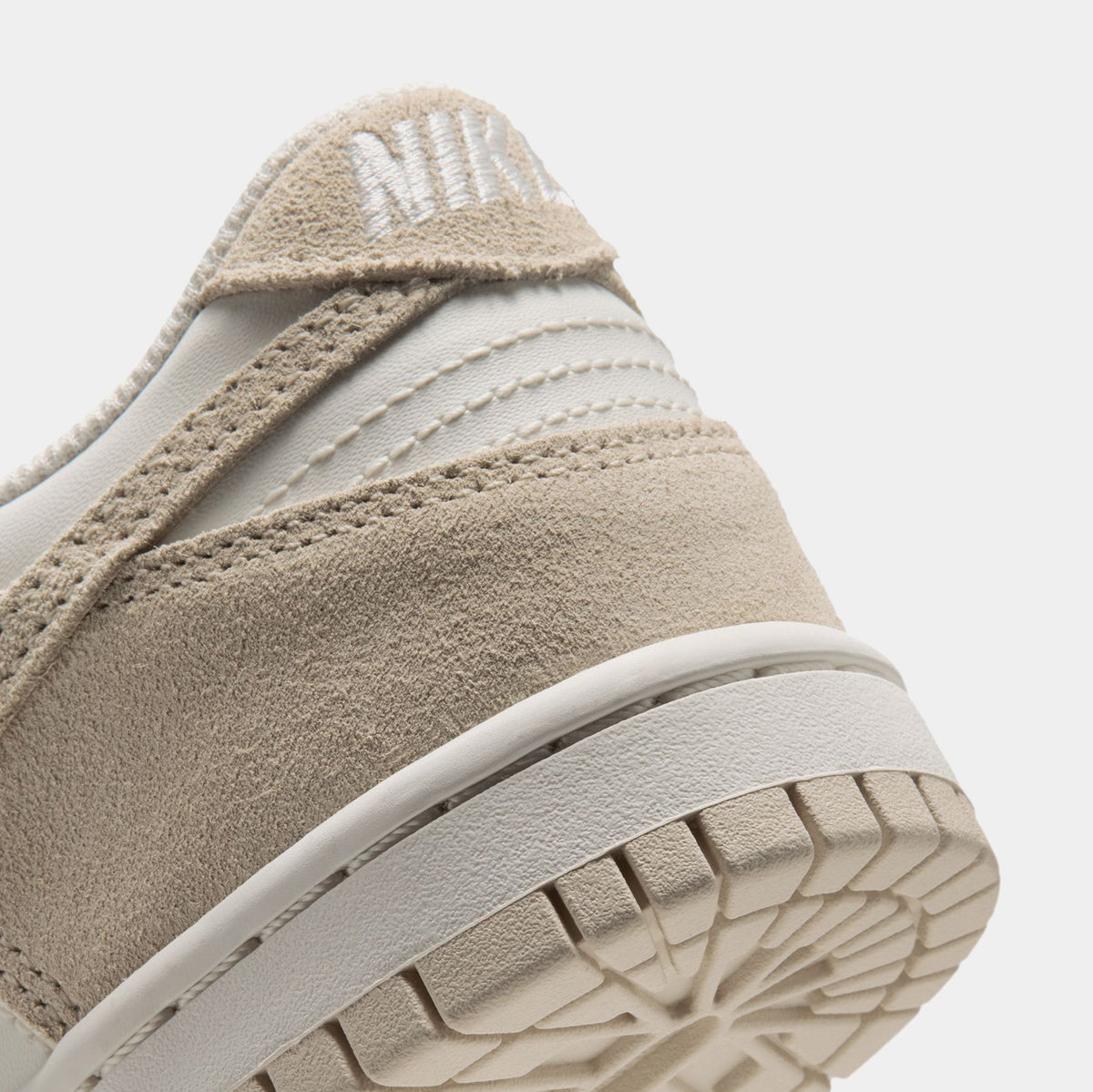 Dunk Low Suede Grade School Lifestyle Shoes (Phantom/Sanddrift)