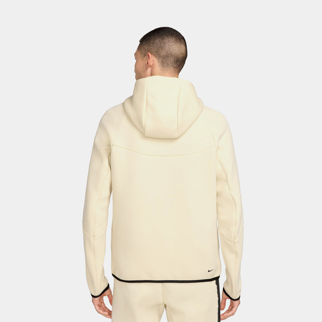 Tech Fleece Windrunner Full Zip Mens Jacket (Light Khaki/Black)