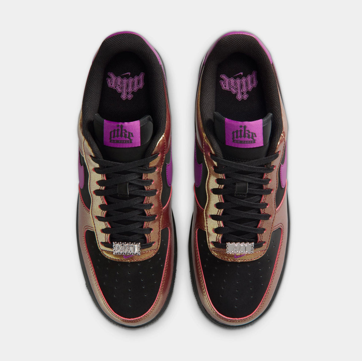 Air Force 1 '07 LV8 Mens Lifestyle Shoes (Black/Bold Berry)