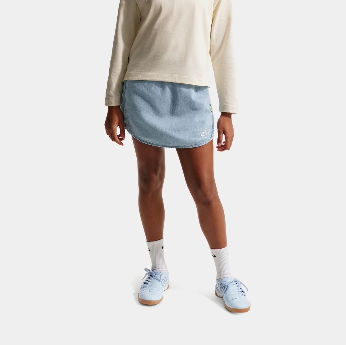 NSW Denim Grade School Skirt (Light Armory Blue/Light Amory Blue)