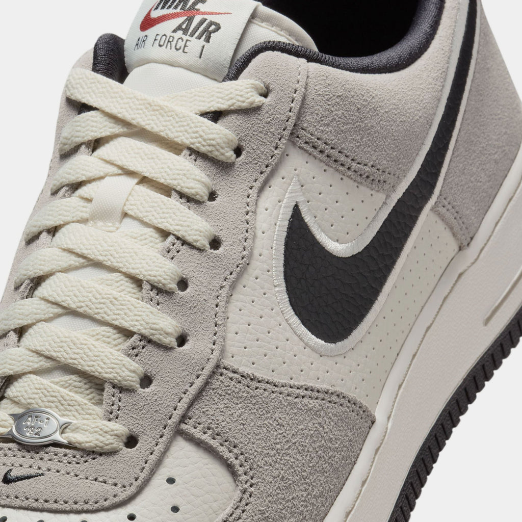 Air Force 1'07 Mens Lifestyle Shoes (Phantom/Black/College Grey/Team Red)