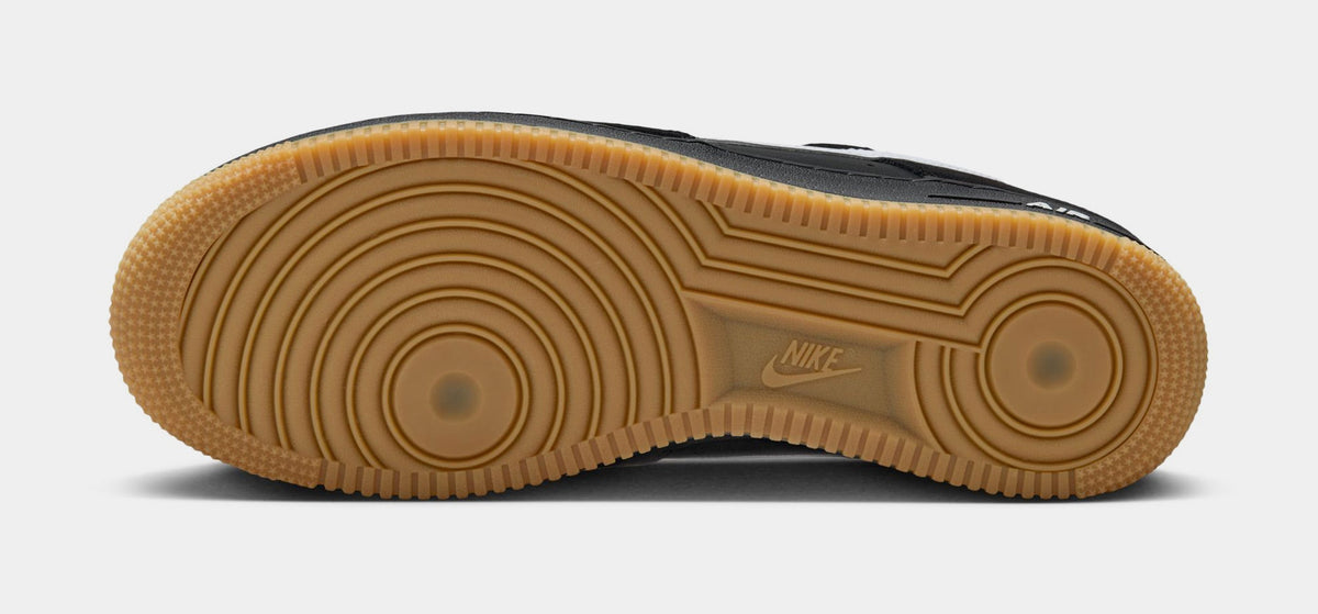Air Force 1 '07 LV8 Mens Lifestyle Shoes (Black/Gum Light Brown/White)