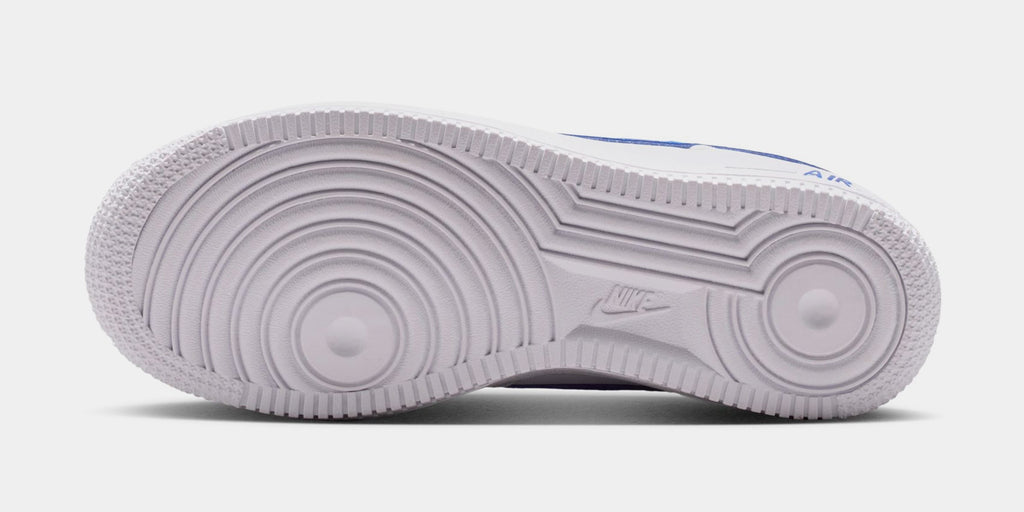 Air Force 1 Tech Essential Grade School Lifestyle Shoes (White/Game Royal)