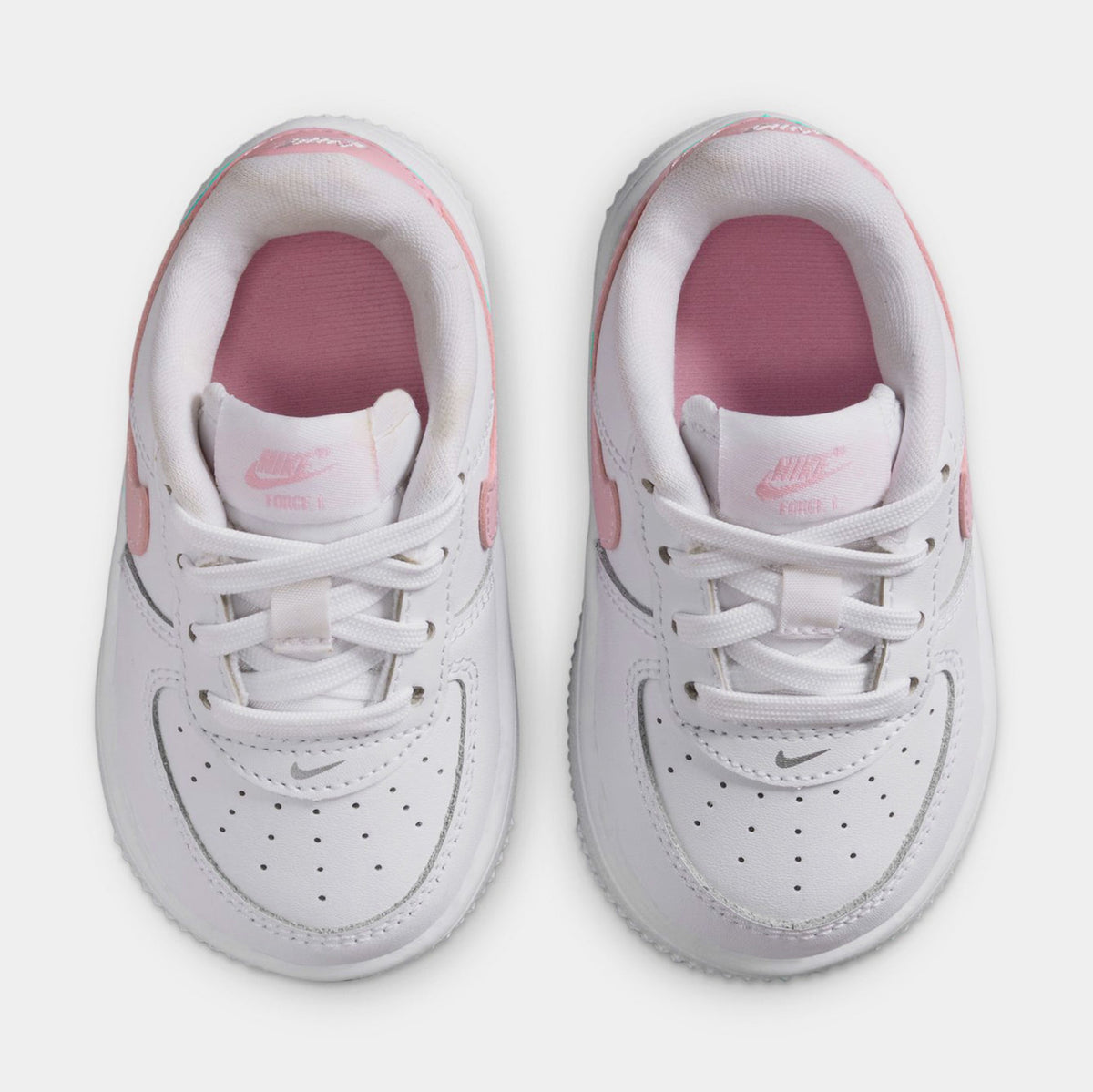Air Force 1 Low Infant Toddler Lifestyle Shoes (White/Medium Soft Pink/White)