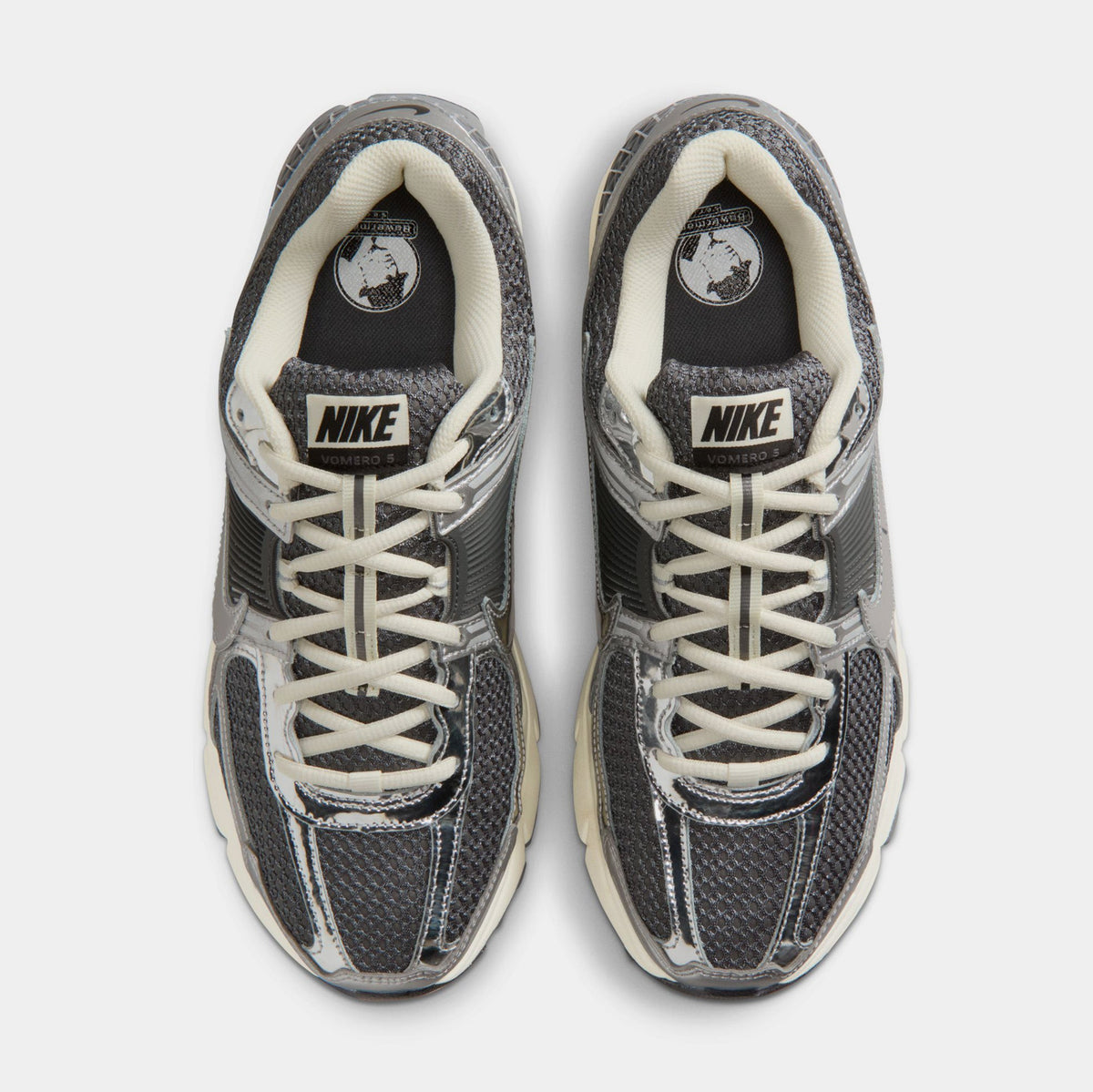 Zoom Vomero 5 Mens Running Shoes (Iron Grey/Chrome/Metallic Silver)