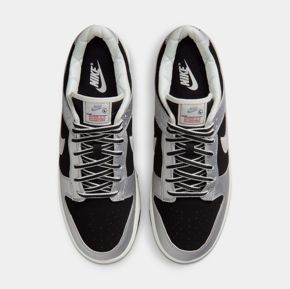 Dunk Low Retro Mens Lifestyle Shoes (Metallic Silver/Black/Sail)