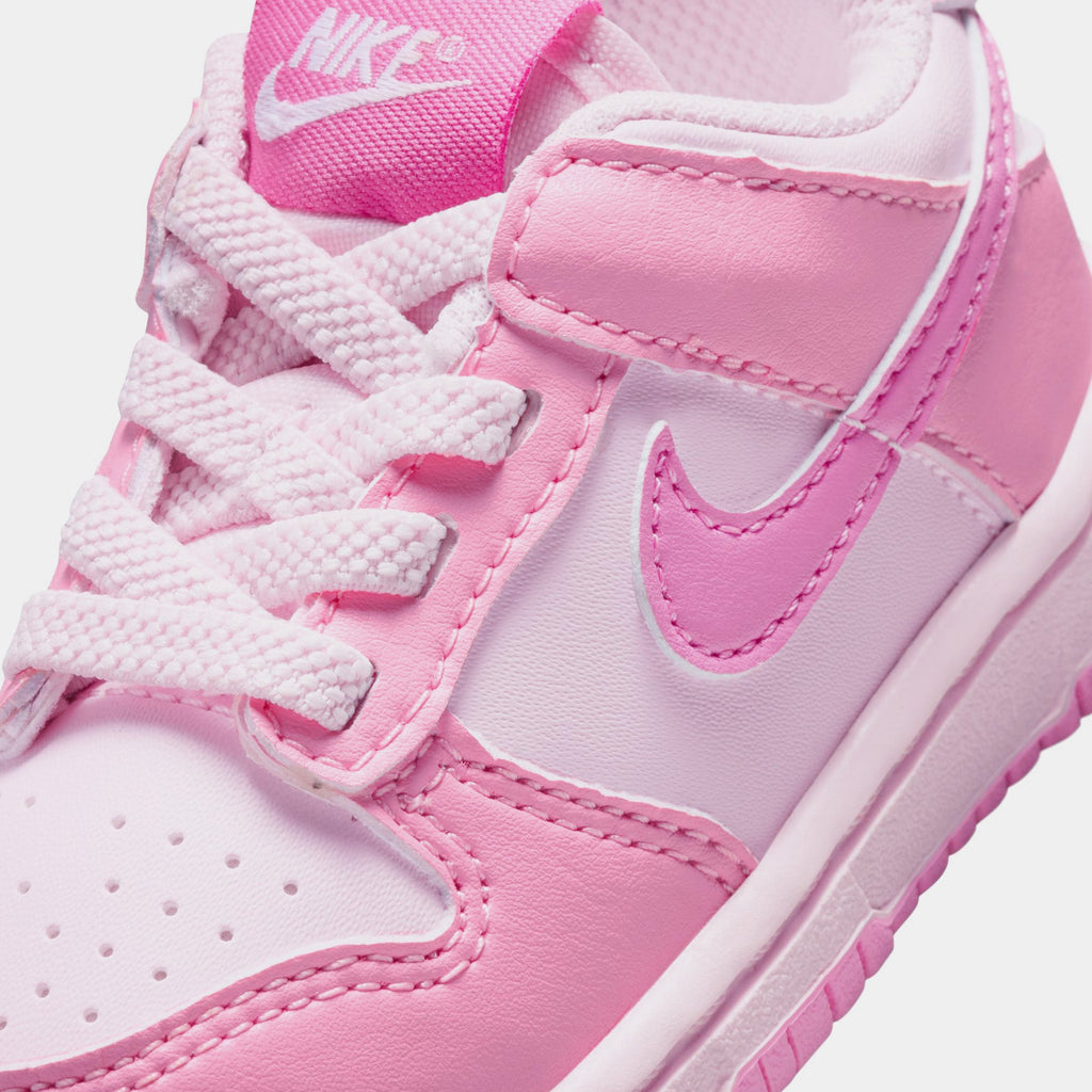 Dunk Low Infant Toddler Lifestyle Shoes (Pink Rise/Playful Pink/Pink Foam/White)