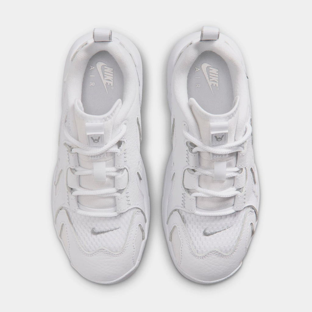 Air DT Max 96 Low Preschool Basketball Shoes (White/Metallic Silver)