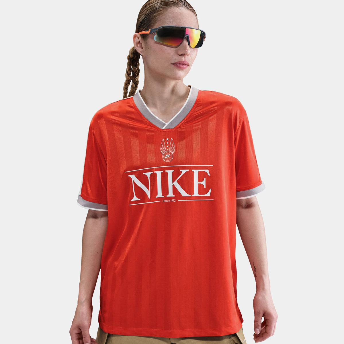 NSW V Neck Top Womens Jersey (Picante Red/Sail/Midnight Navy/Sail)