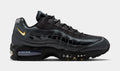 Air Max 95 Big Bubble Total 90 Mens Running Shoes ( Black/University Gold/Metallic Silver/White)