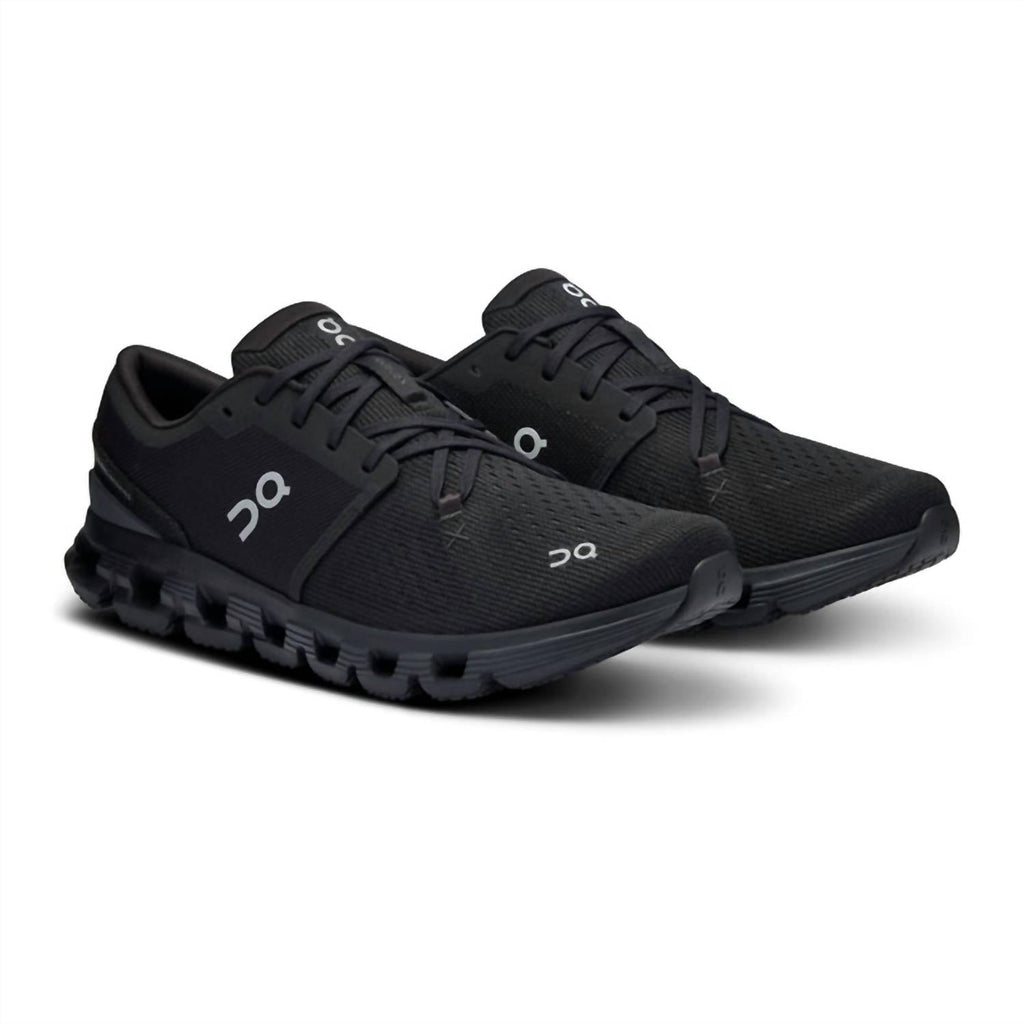 Men's Cloud X 4 Running Shoes In Black/eclipse