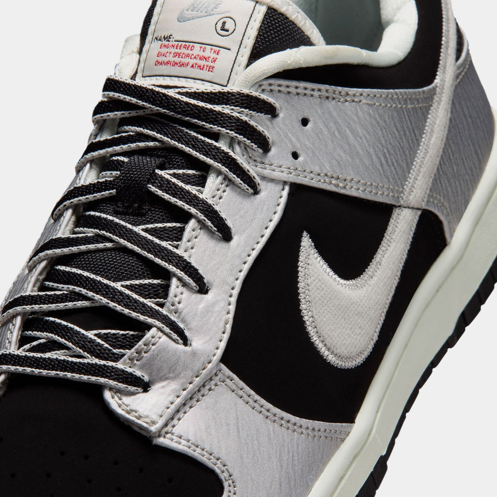 Dunk Low Retro Mens Lifestyle Shoes (Metallic Silver/Black/Sail)
