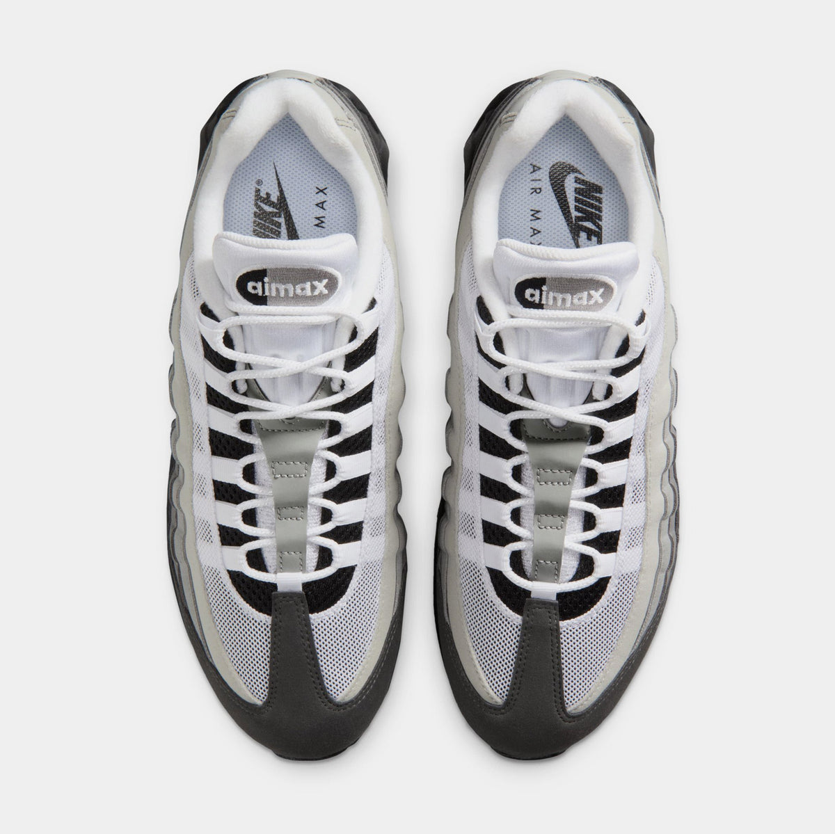 Air Max 95 OG Mens Running Shoes (Black/White/Medium Ash/Dark Pewter)
