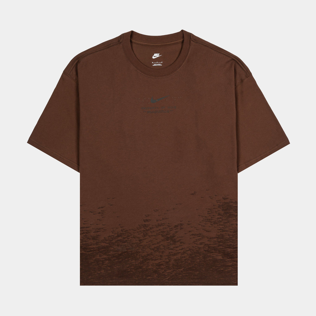 Max 90 Ski Mens Short Sleeve Shirt (Brown)