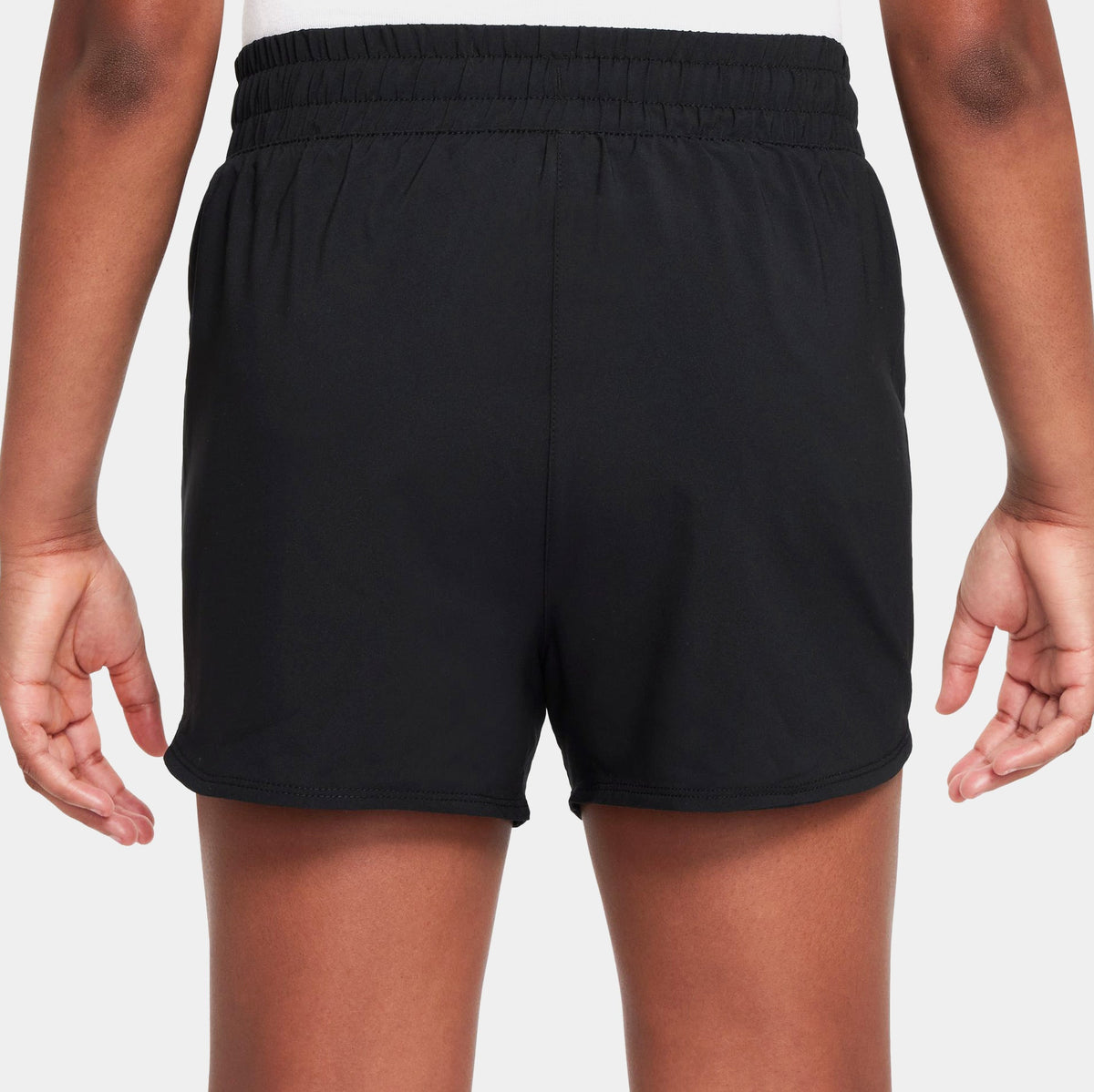 Dri Fit Woven Grade School Shorts (Black/White)