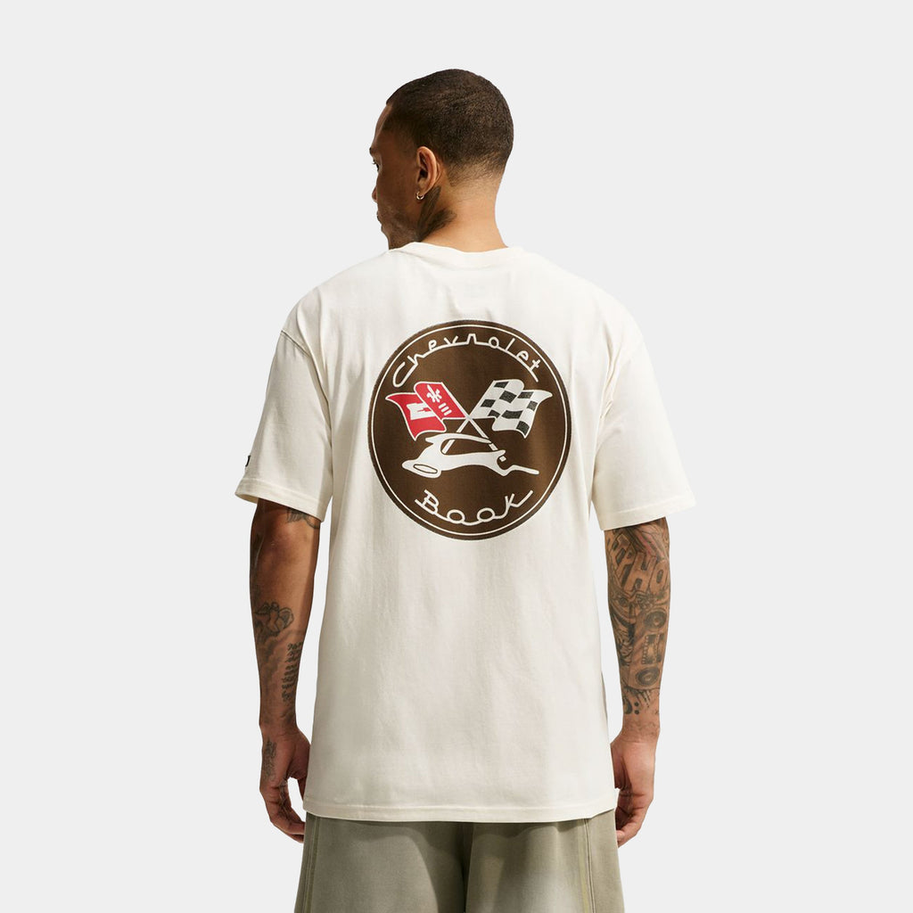 Devin Booker x Chevy Impala Mens Short Sleeve Shirt (Pale Ivory)