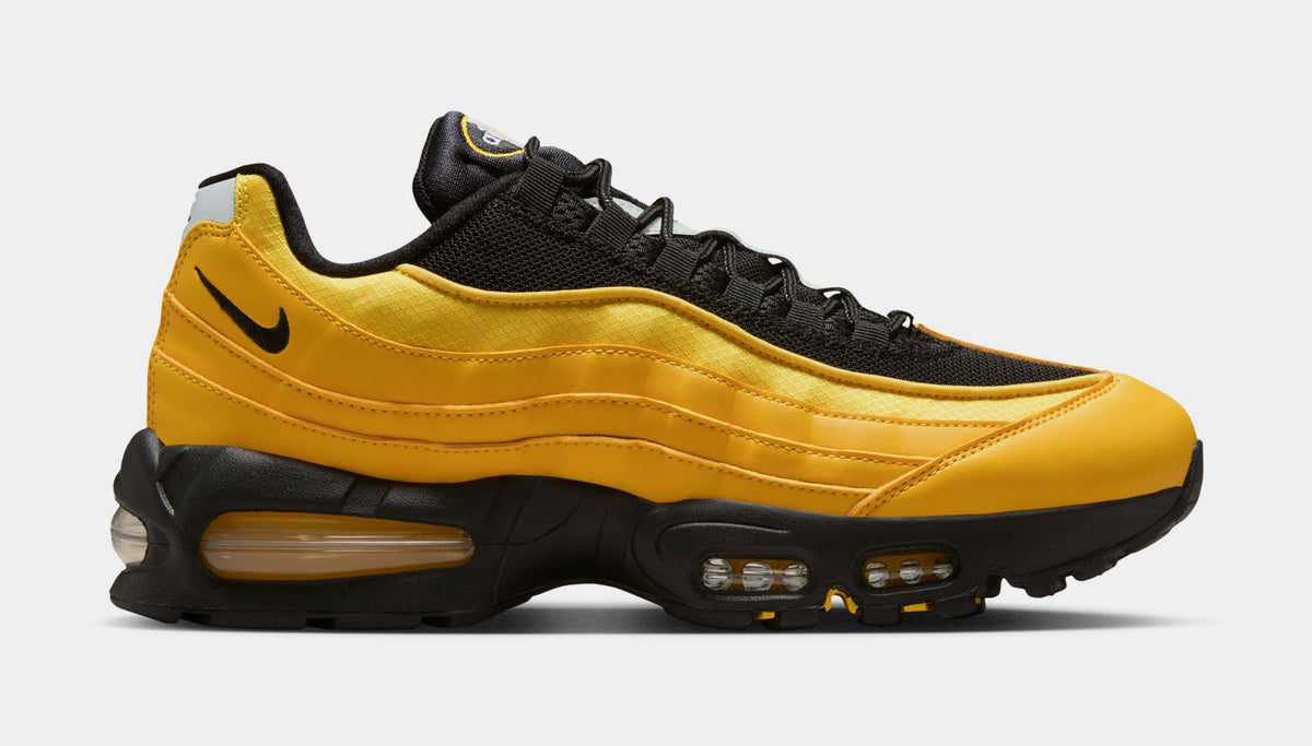 Air Max 95 OG Big Bubble Mens Running Shoes (Varsity Maize/Metasllic Silver/Black)