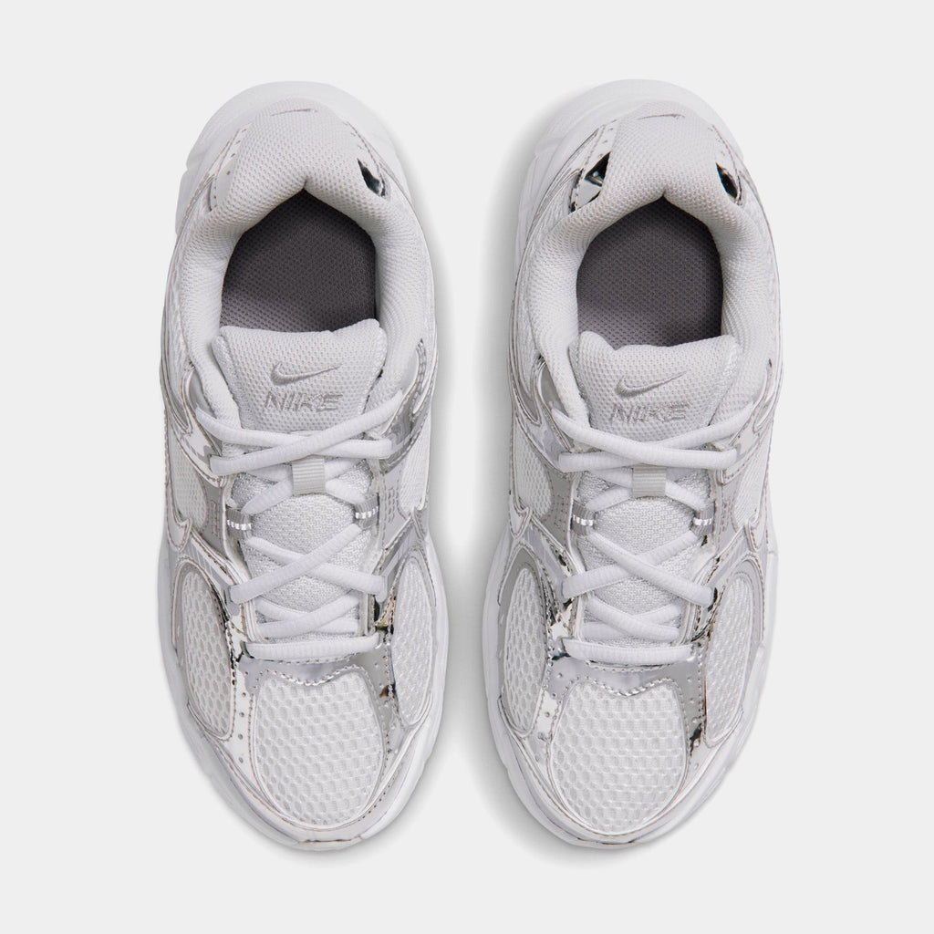 V5 RNR Grade School Running Shoes (Off-White/Vast Grey/Silver Lilac/Metallic Silver)