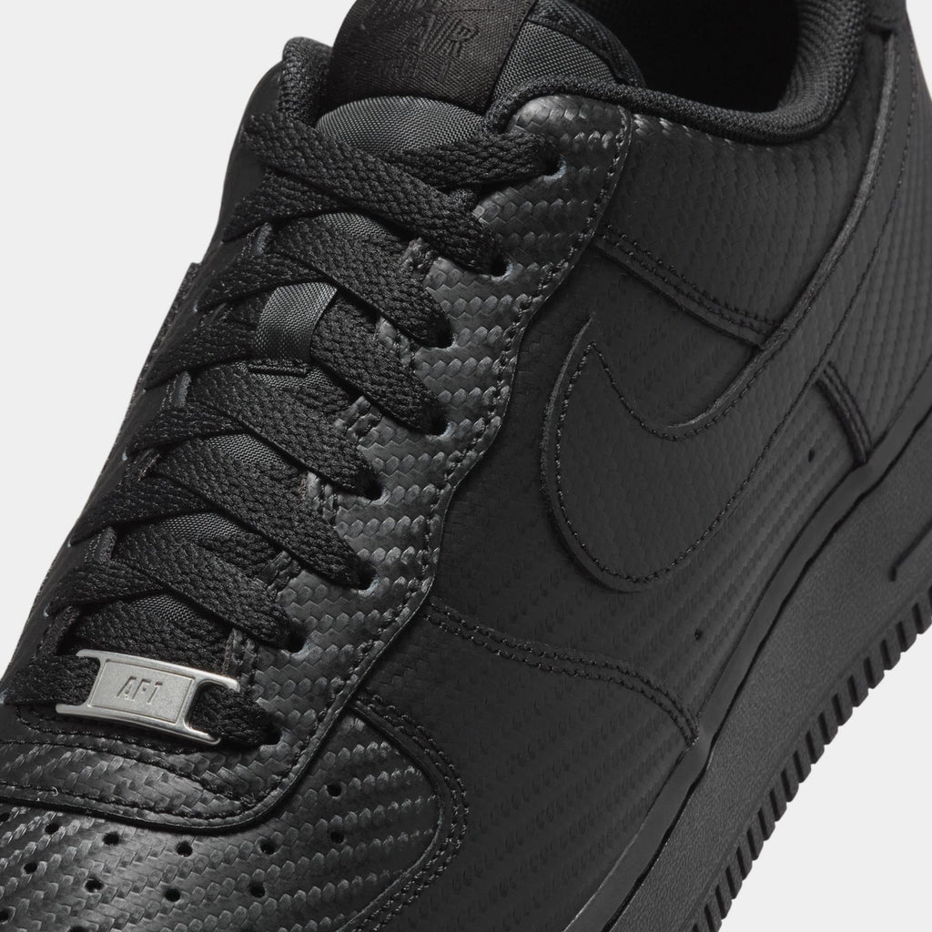 Air force 1 '07 Black Carbon Fiber Mens Lifestyle Shoes (Black/Black)