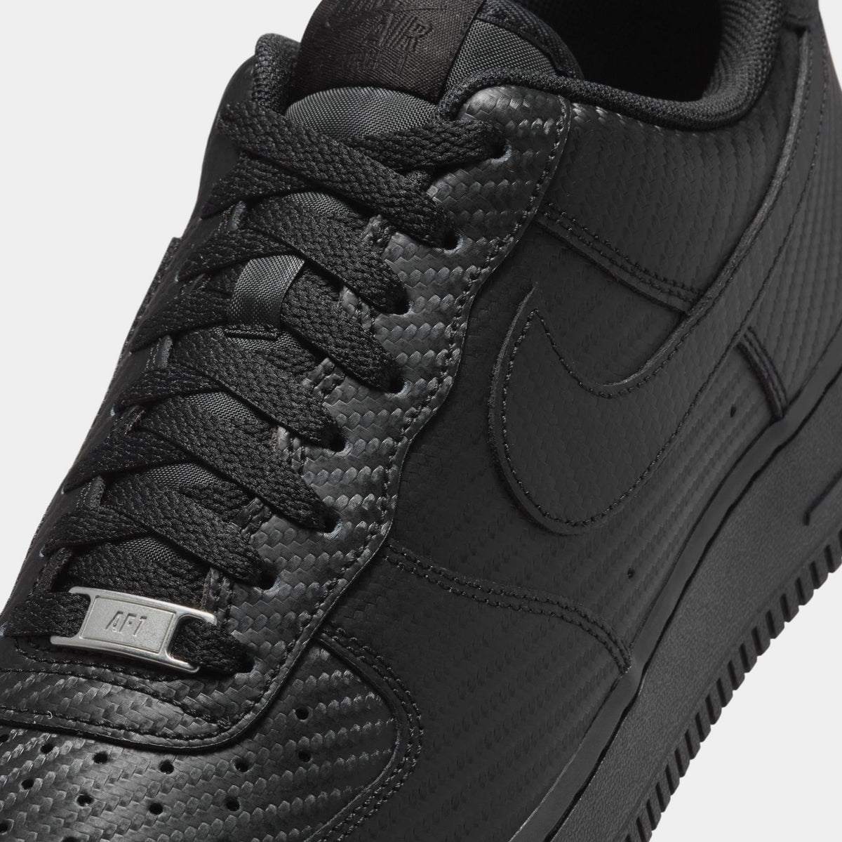 Air force 1 '07 Black Carbon Fiber Mens Lifestyle Shoes (Black/Black)