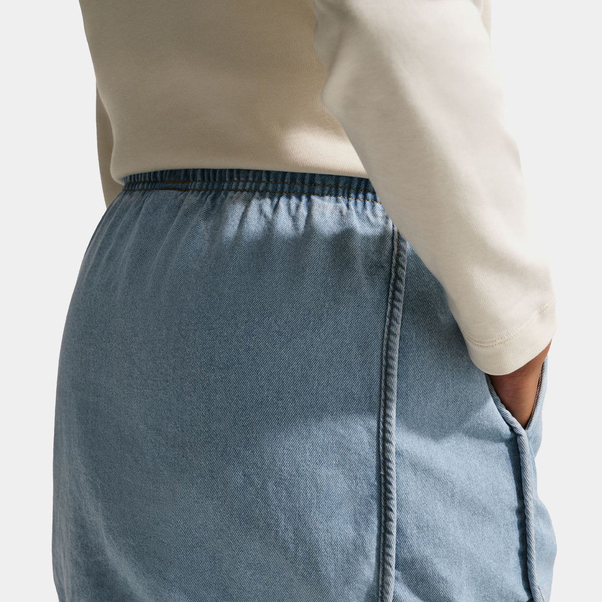 NSW Denim Grade School Skirt (Light Armory Blue/Light Amory Blue)