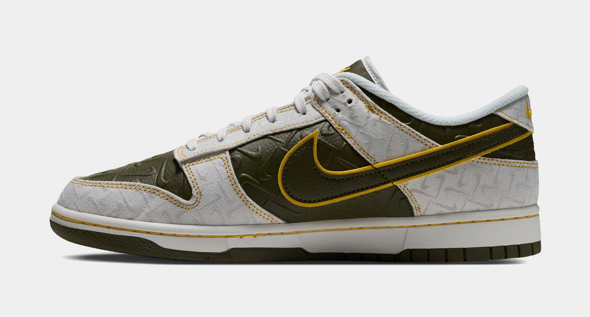Dunk Low Yellow Ochre Mens Lifestyle Shoes (Summit White/Yellow Ochre/Cargo Khaki)