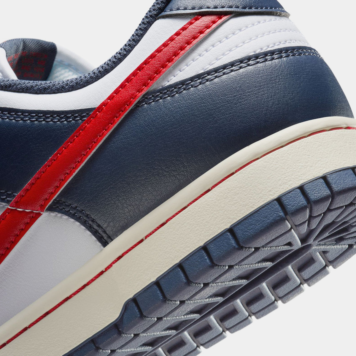 Dunk Low Mens Lifestyle Shoes (White/Thunder Blue/Coconut Milk/University Red)