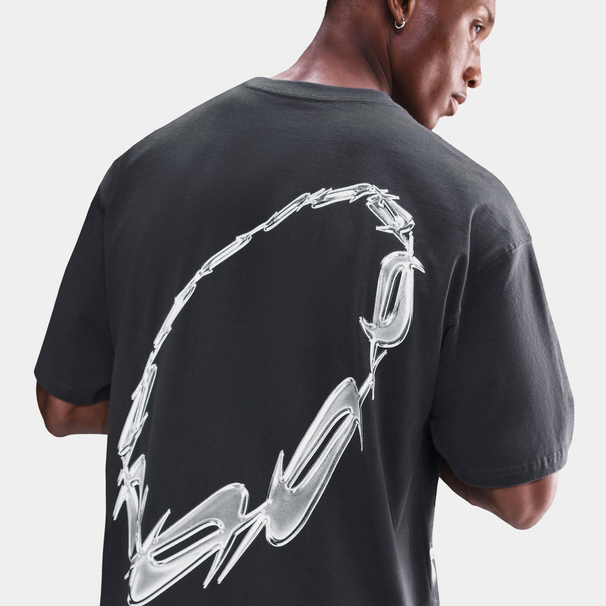 NSW Air Max 90 Mens Short Sleeve Shirt (Anthracite)
