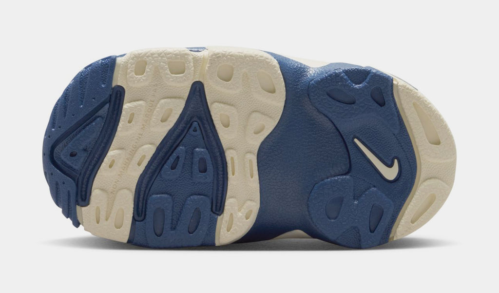 Air Diamond Turf II Sail And Blue Grey Infant Toddler Basketball Shoes (Sail/Mystic Navy/Blue Grey/Metallic Gold) Free Shipping