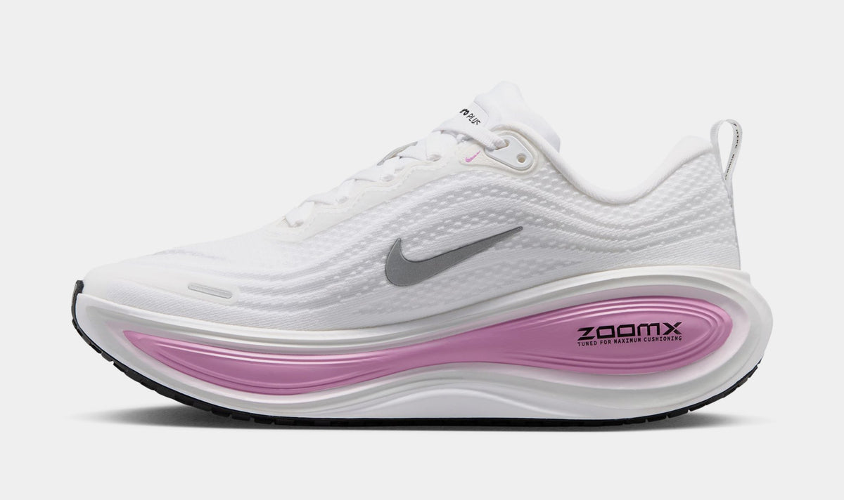 Vomero 18 Womens Running Shoes (White/Bleached Lilac/Summit White/Metallic Silver)