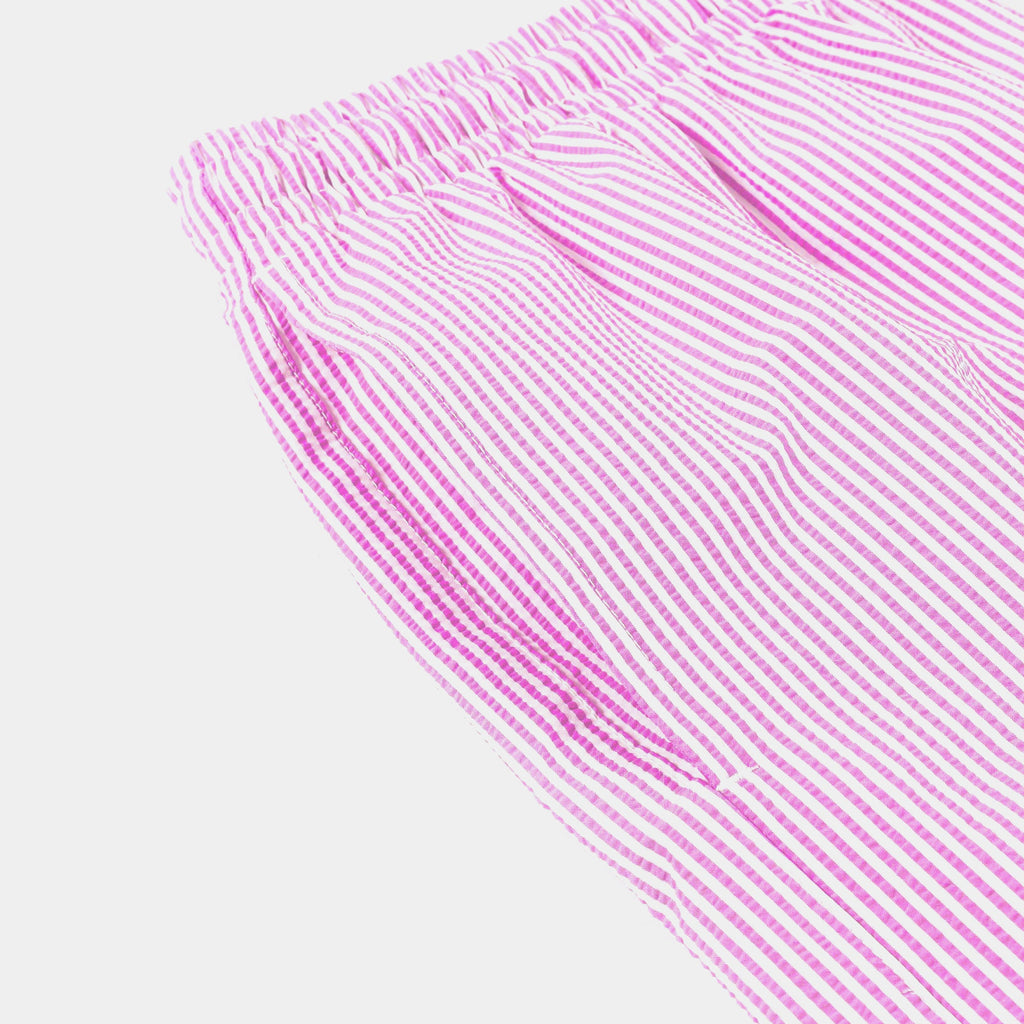 Breaker 7" Volley Trunk Mens Shorts (Pink/White)