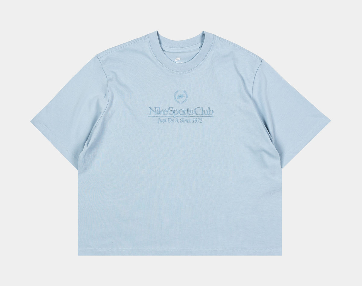 NSW Boxy Campus Womens Short Sleeve Shirt (Blue)