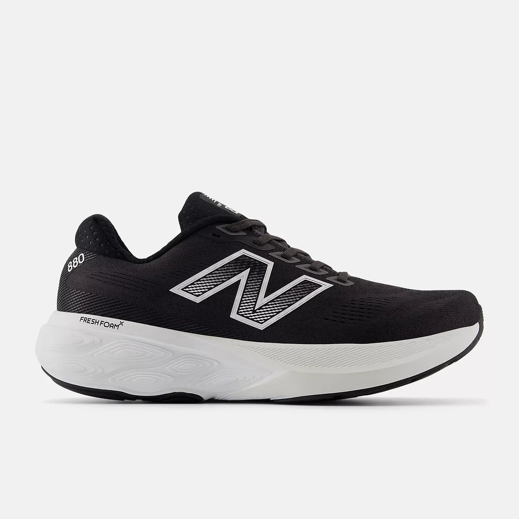 New Balance Mens Fresh Foam X 880v15- Black/White/Reflection (M880B15)