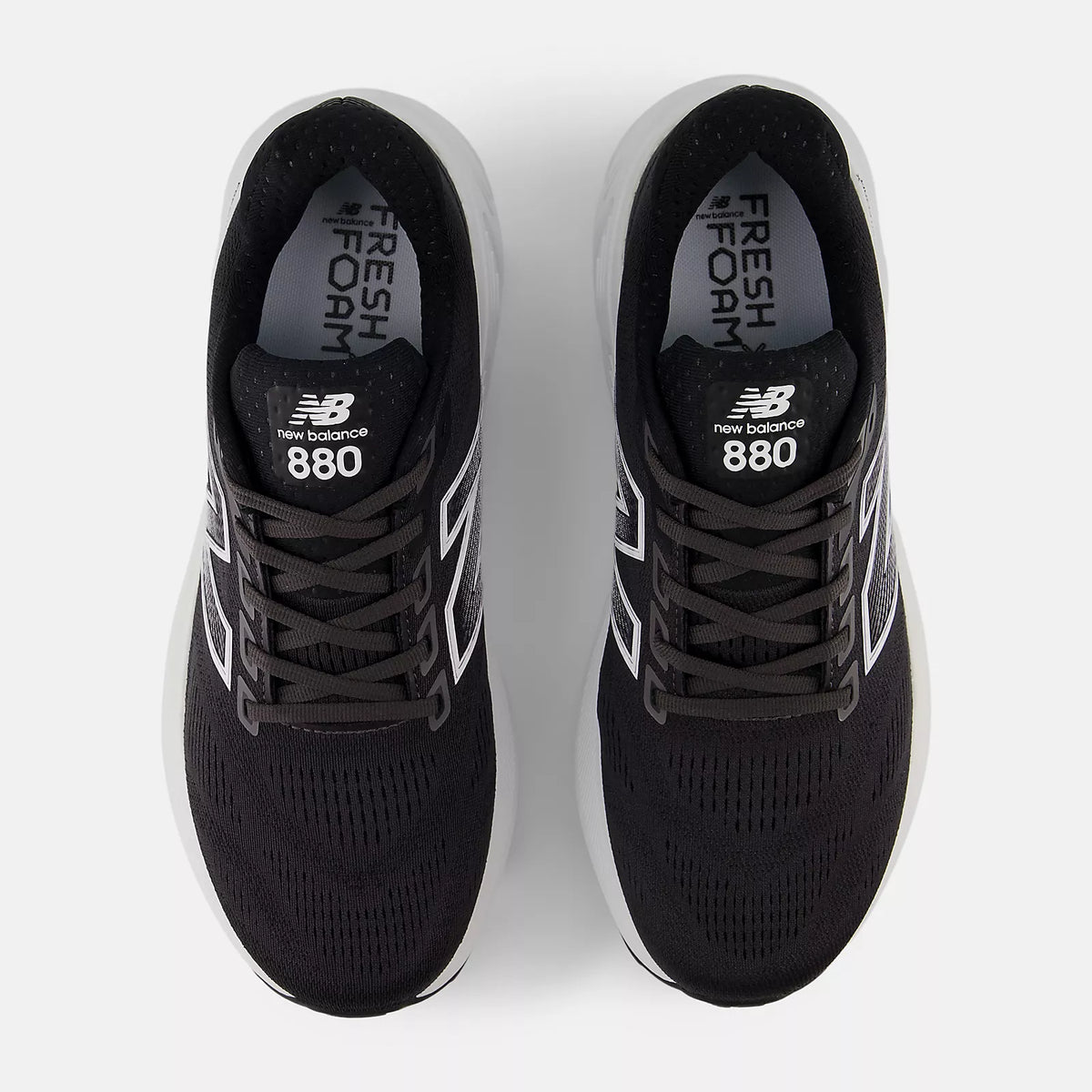 New Balance Mens Fresh Foam X 880v15 Wide - Black/White/Reflection (M880B15)