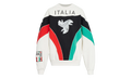 Italia Coppa Del Mundo Crew Sweater WMNS "Cloud White / Black / Vivid Red / Semi Court Green" KD7768