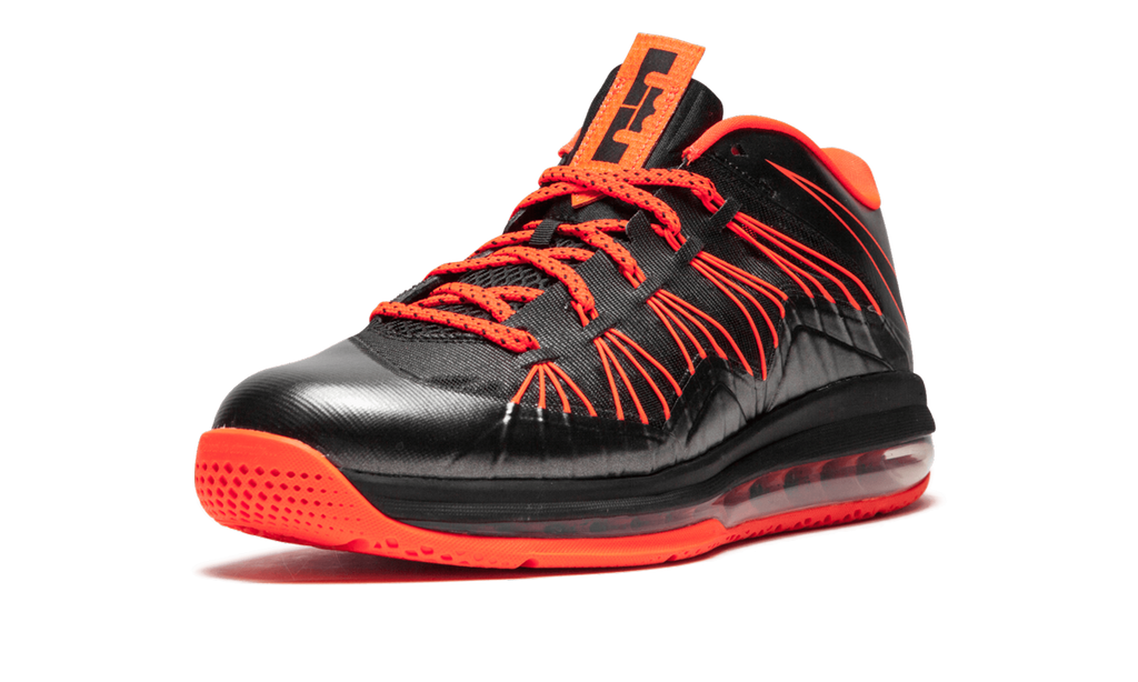 LeBron X Low "Black Total Crimson" 579765 001