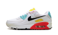 Air Max 90 WMNS "White / Black / Pink Foam / Bright Crimson" FZ3622 100