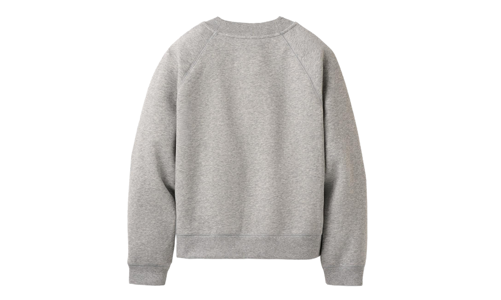 Logo Crewneck Sweatshirt WMNS "Grey Heather" 1171477 GRHE